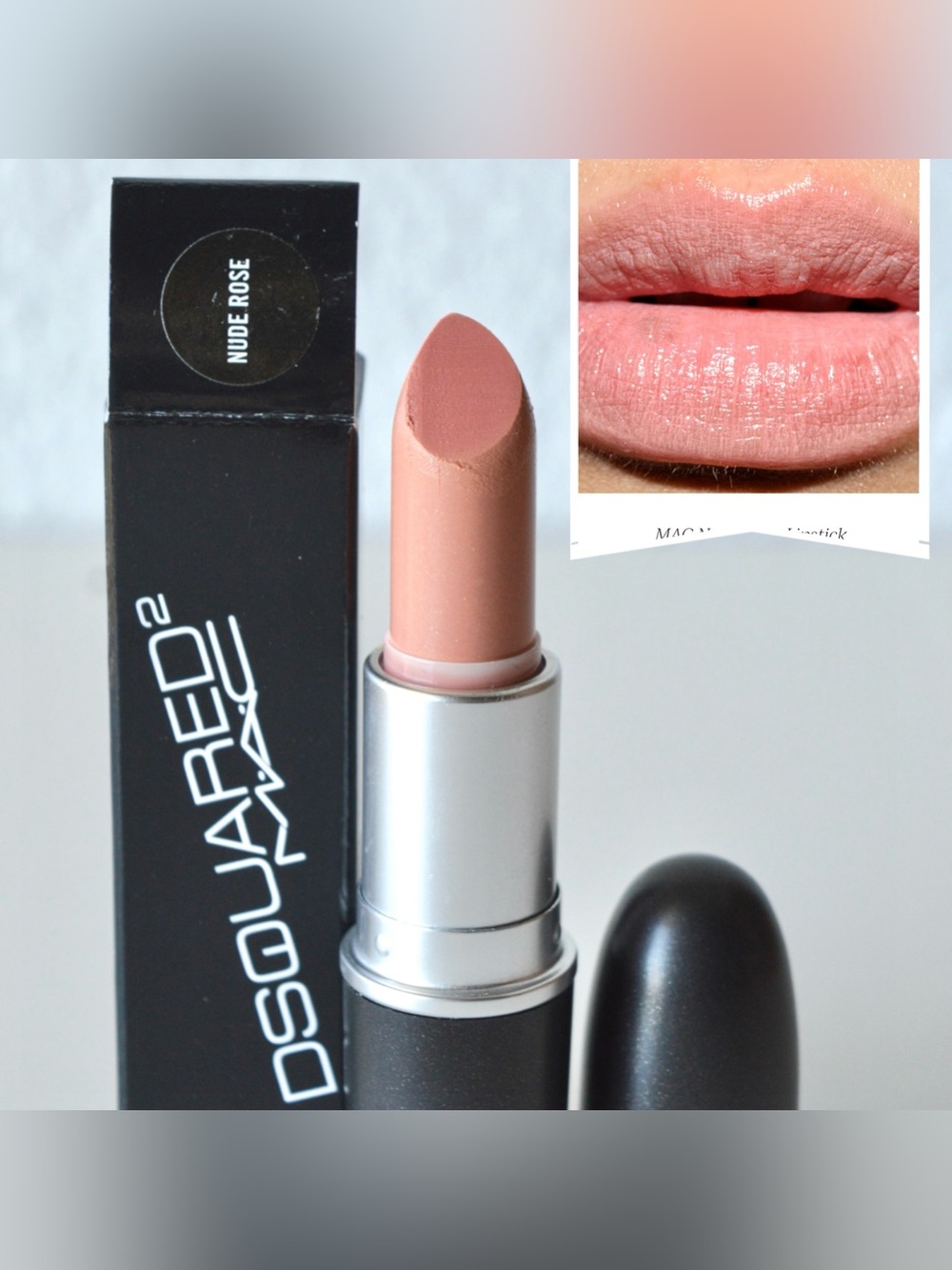 MAC Cosmetics Lipstick *NUDE ROSE* Discontinued Rare DSquared2 Collection